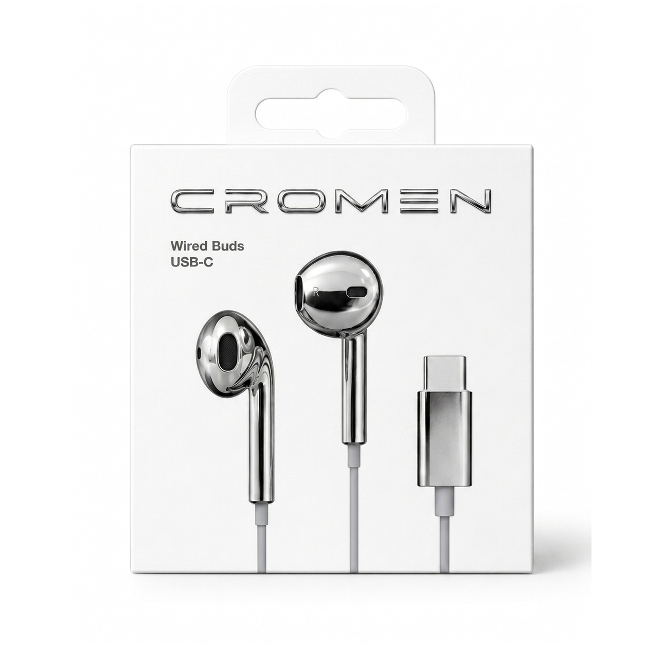 Chrome Wired Earbuds