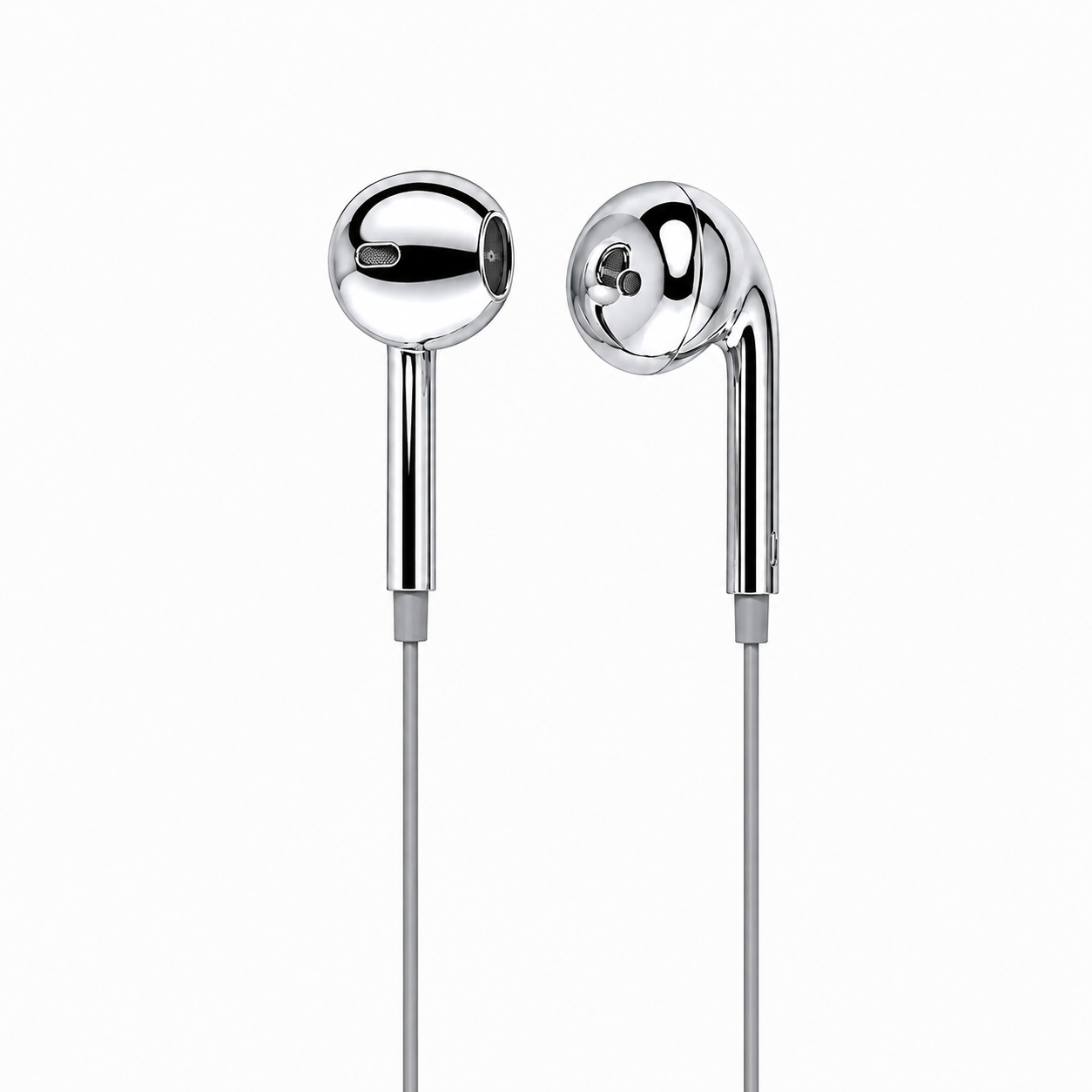 Chrome Wired Earbuds
