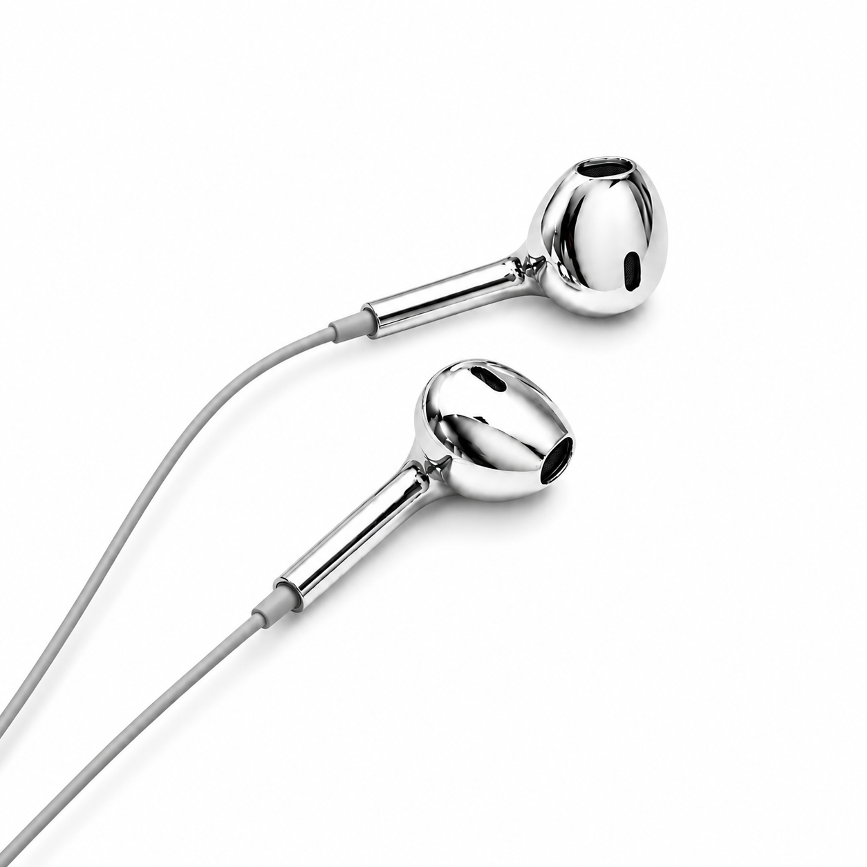 Chrome Wired Earbuds
