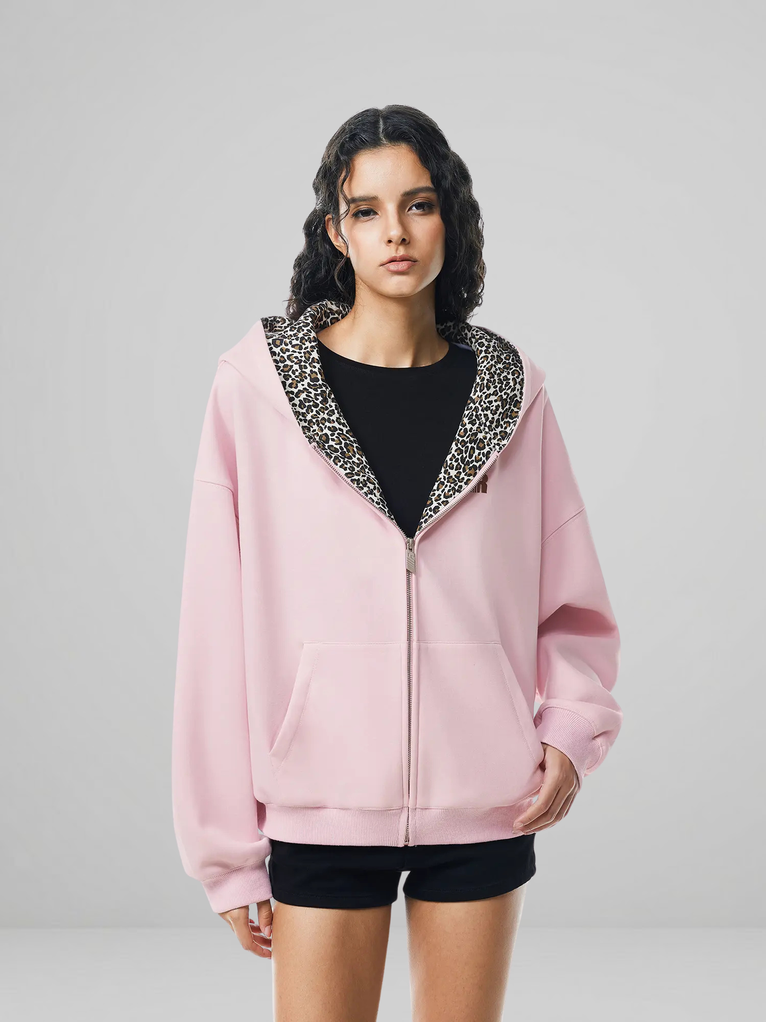 Leopard Zip Up